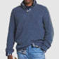 Elevate Men's Zip Collar Sweater